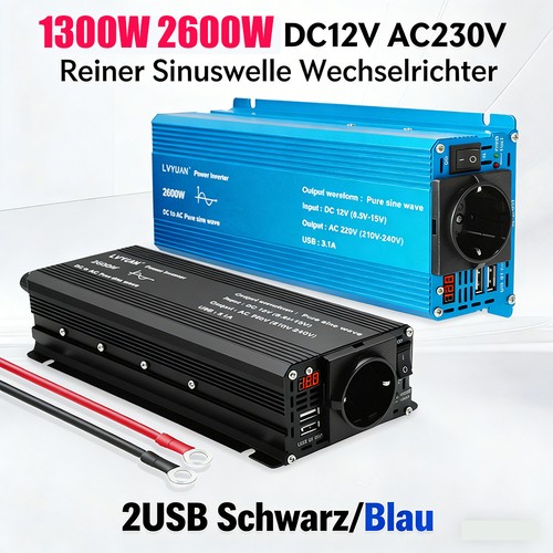 1300w 2600w reiner sinus - 2600w,