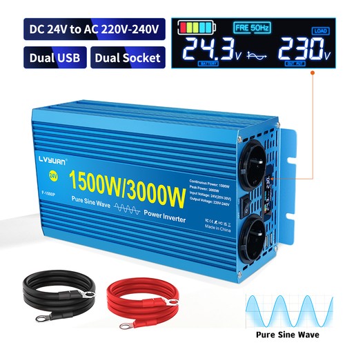 1500w 3000w 24v auf 230v - 1500w,