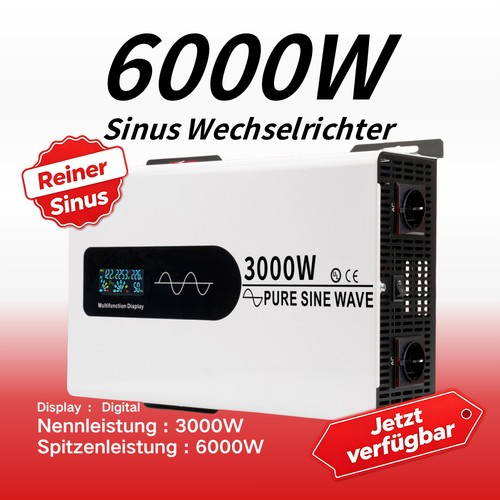 3000w 6000w reiner sinus - 6000w,