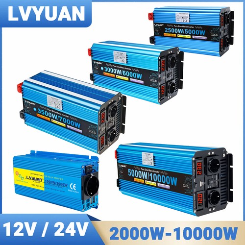 12v auf 230v 2000w 10000w - 12v, -10000w
