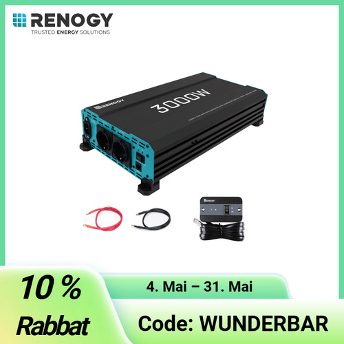 Renogy 3000w 6000w - 12v, auf