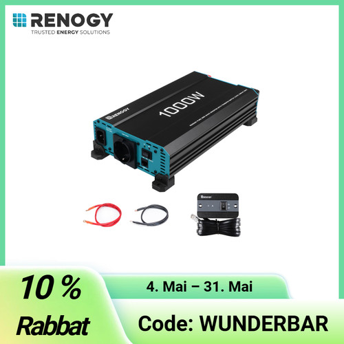Renogy 1000w 2000w 12v auf - 12v,