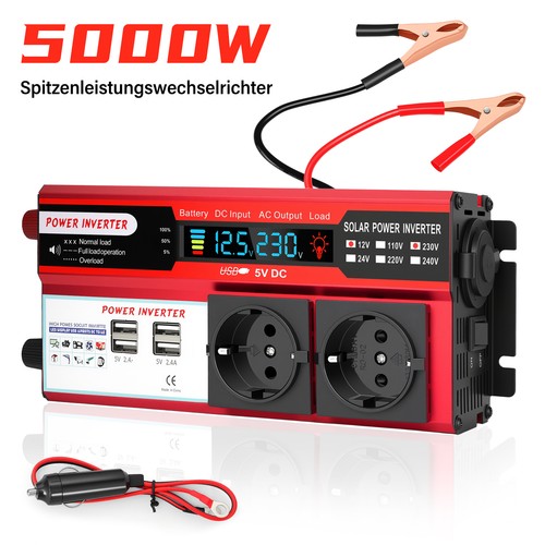 Auto spannungswandler 5000w - spannungswandler,
