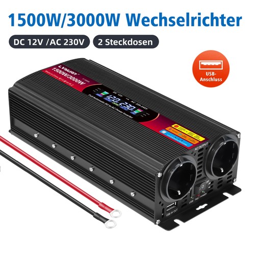 1500w 3000w spannungswandler - 1500w,