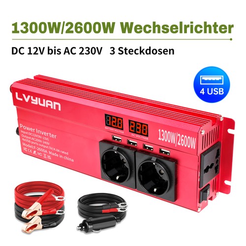 1300w 2600w wechselrichter - wechselrichter, dc