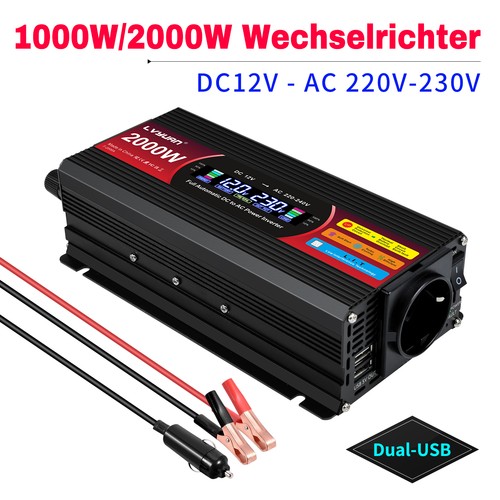 1000w 2000w wechselrichter - 2000w, dc
