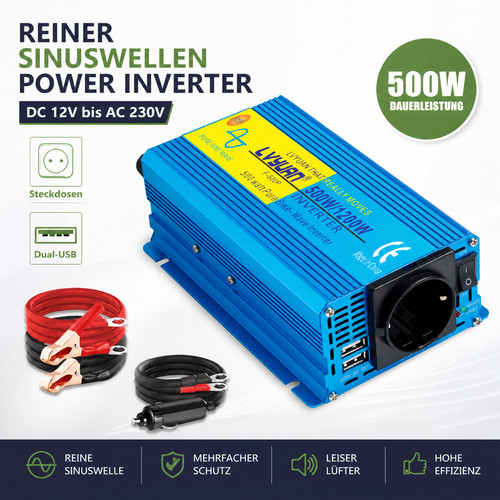 500w 1200w reiner sinus - 1200w,
