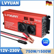 750W 1500W Wechselrichter 12V