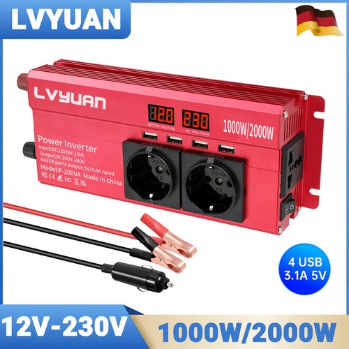 1000w 2000w wechselrichter - 2000w,
