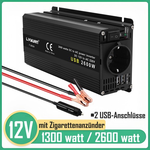 1300w 2600w spannungswandler - 2600w,