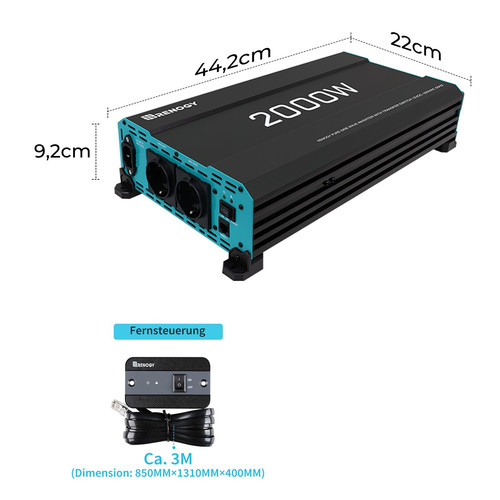 Renogy 12v 2000w 4000w - zu, 230v