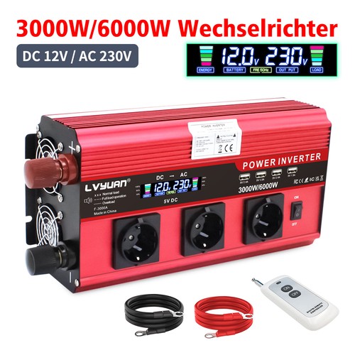 3000w 6000w 12v auf - auf, 230v