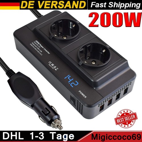 Auto 200w spannungswandler - 200w, 12v