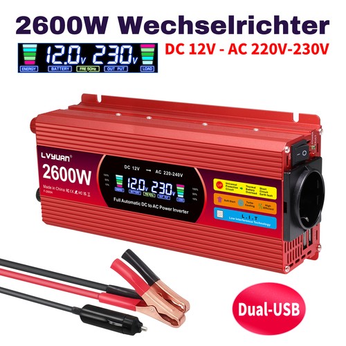 1300w 2600w wechselrichter - 1300w,