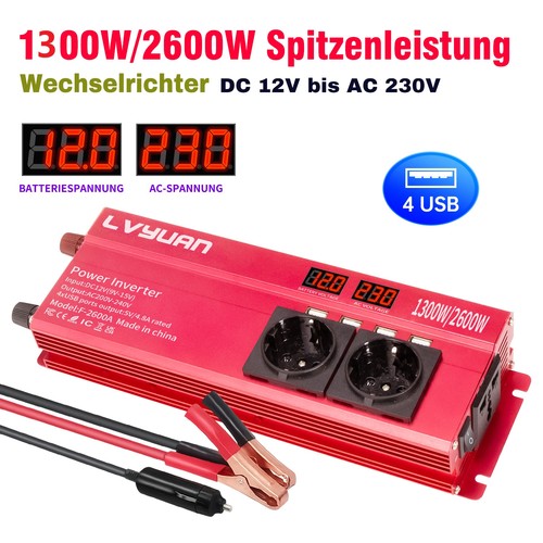 1300w 2600w wechselrichter - 2600w,