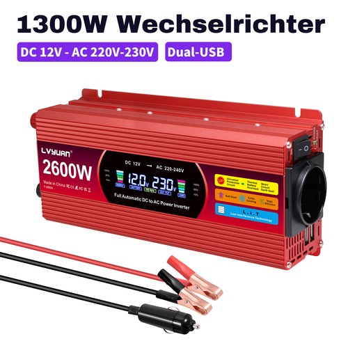 1300w 2600w wechselrichter - 2600w,